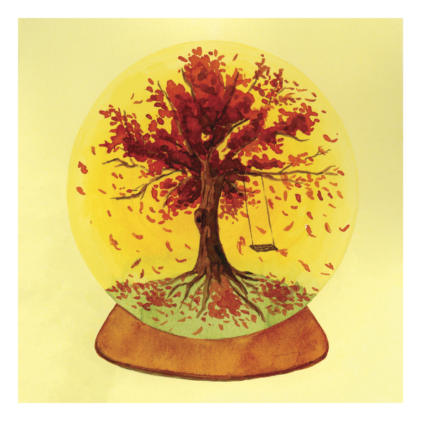 Autumn Leaves Globe