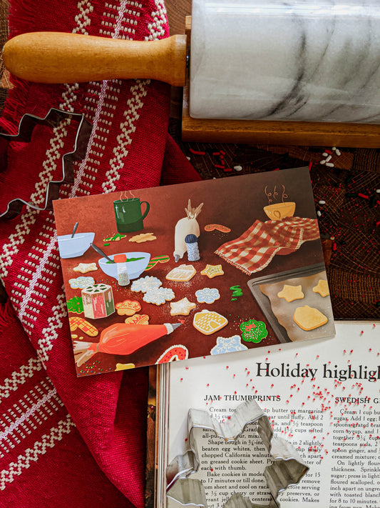 Christmas Cookies - Christmas Postcard